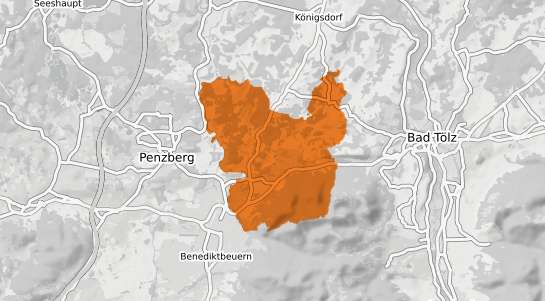 Mietspiegelkarte Bad Heilbrunn